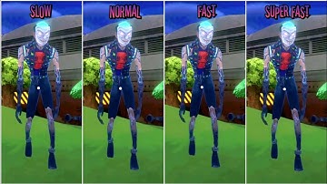 Smiling-X Corp 3 Chase Music In Slow, Normal, Fast And Super Fast Speed