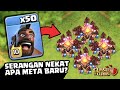 Clasher Ini Nyerang Pakai 50 HOG RIDER! - CoC Indonesia