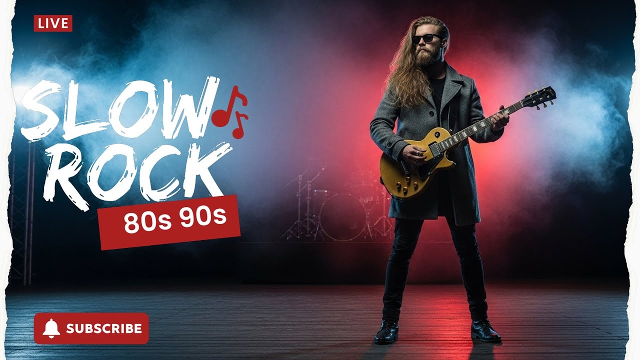 Slow Rock Music 80s 90s • Quiet Guitar Nights & Deep Memory