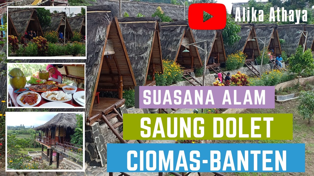 Review Saung Dolet tempat makan Suasana Alam di ciomas BANTEN 