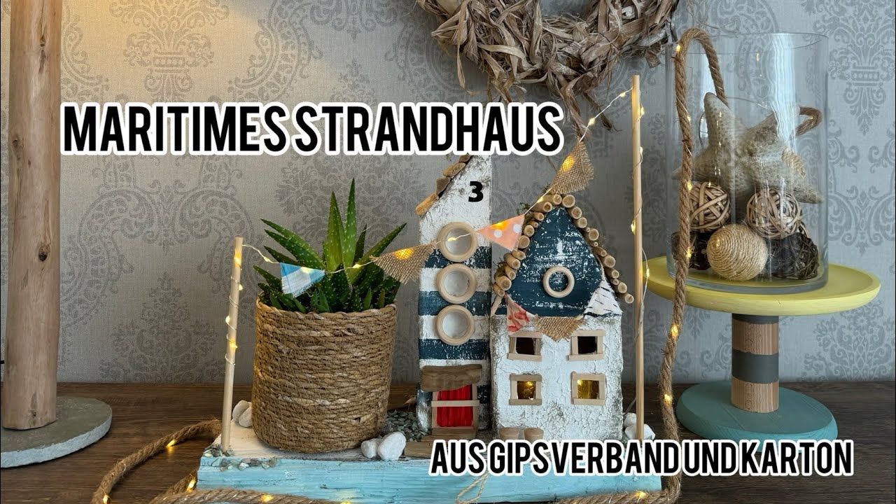 Kreative Ideen aus Karton , maritime Dekoration, Karton recyceln , diy ...