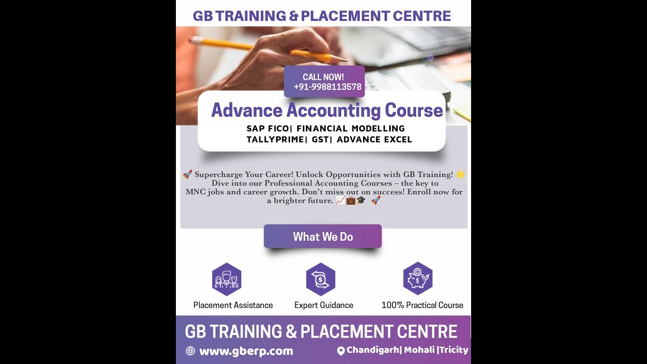 TallyPrime, GST, TDS, Payroll, Marg ERP, Busy, and Advanced Excel in Chandigarh & Mohali