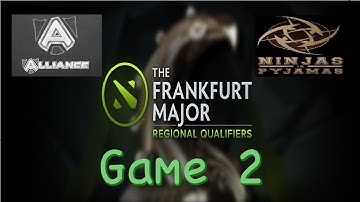 Alliance vs NiP - Game 2 [ COMEBACK ] - Frankfurt Major EU Qualifier Teamfights