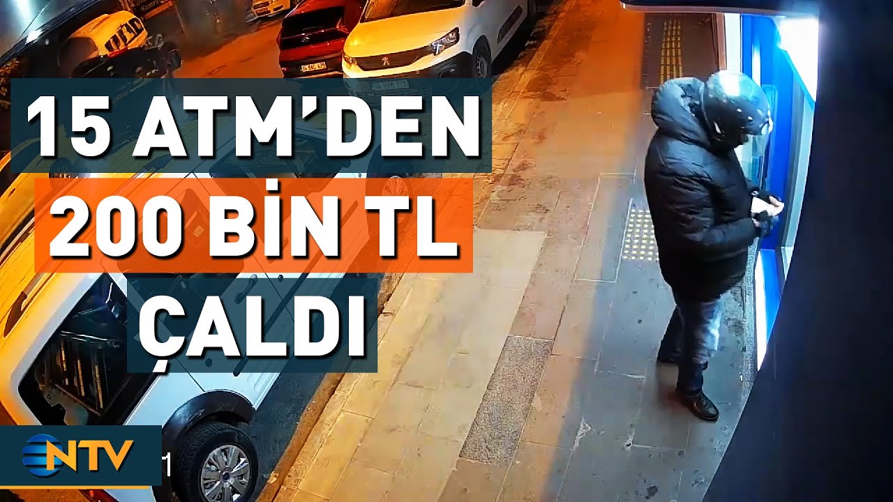 販売者ATM İstanbul'da Akılalmaz Hırsızlık! Tornavidayla 15 ATM'yi Soyup