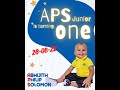 Aps junior is turning one