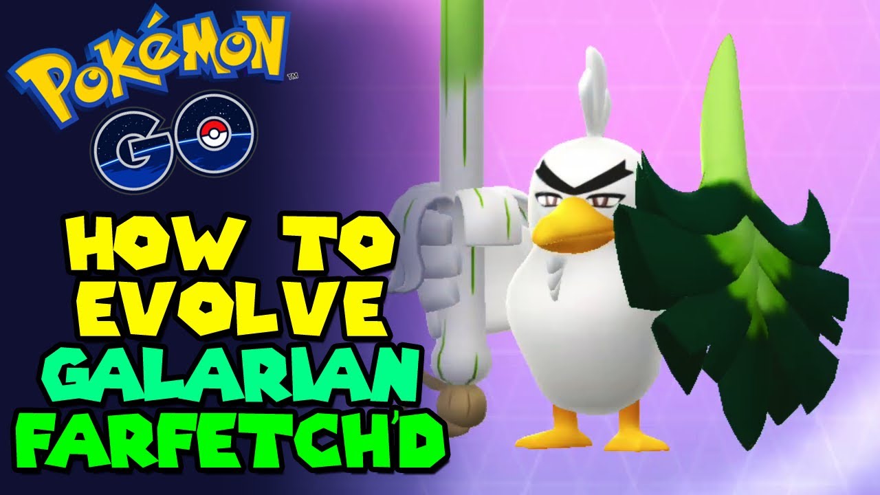 EASIEST WAY TO EVOLVE FARFETCH'D ON POKEMON SWORD