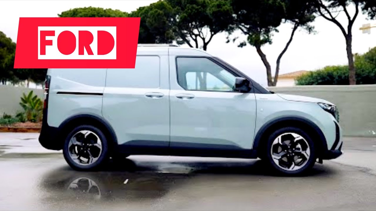 2024 Ford Transit Courier in Cactus Grey colour!