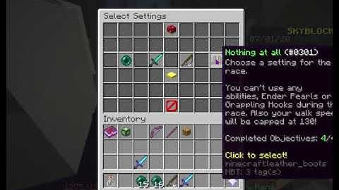 hypixel skyblock dungeon hub races completed