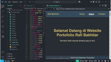 Tugas Mandiri 2 - membuat website home, about, contact