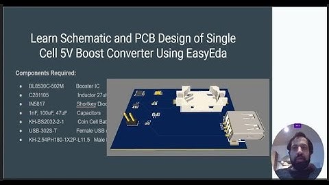 Part 4/4, BOM and Ordering PCB, Learn Schematic and PCB Design of 5V Boost Converter By EasyEda