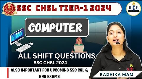 Computer subject all 70 Questions asked in SSC CHSL 2024 Tier-1 Examination| Must watch