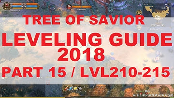 [ToS] Leveling guide 2018 part 15 - lvl210 - 215