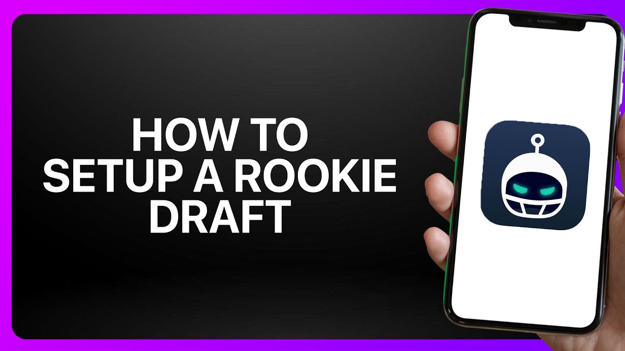 How To Setup A Rookie Draft In Sleeper Fantasy Sports App Tutorial