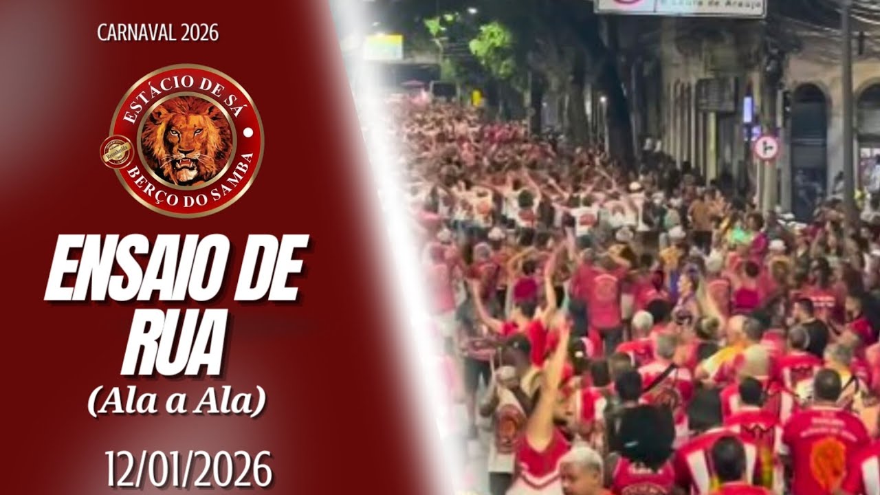 Estácio de Sá 2026 (ENSAIO DE RUA 12/01 - Ala a Ala)