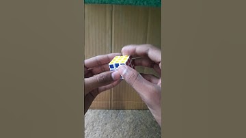 Checkerboard pattern🤔🤗😘 on mini 3x3 cube || #shorts || #tutorial