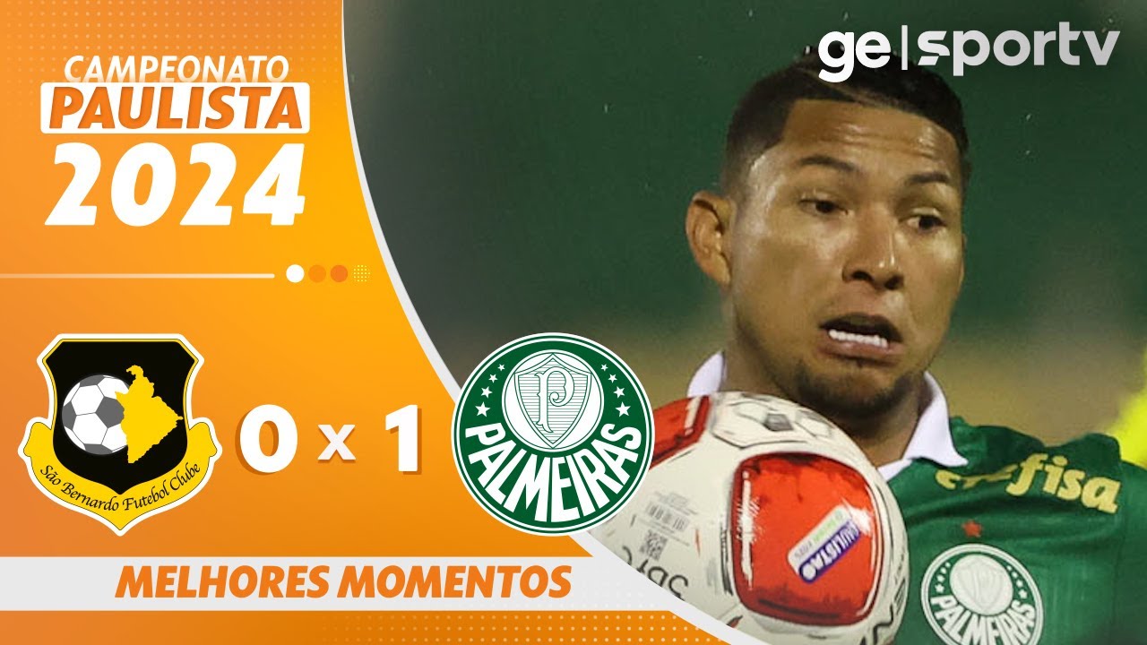 SÃO BERNARDO 0 X 1 PALMEIRAS | MELHORES MOMENTOS | CAMPEONATO PAULISTA ...