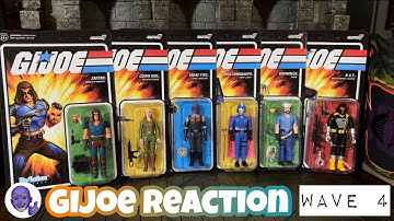 G.I.JOE ReAction / COMPLETE Wave 4 & SDCC Exclusives / Super7 Carded Action Figure Review