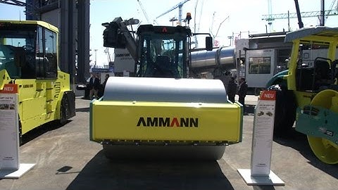 Asphalt paving and soil compaction from Ammann