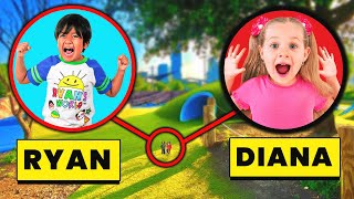 DRONE CATCHES  RYANS WORLD AND KIDS DIANA SHOW TOGETHER IN REAL LIFE!! *CAUGHT ON CAMERA!*