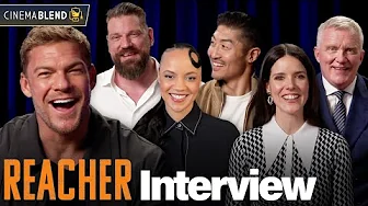 'Reacher' Season 3 Interviews With Alan Ritchson, Maria Sten, Brian Tee, Olivier Richters & More