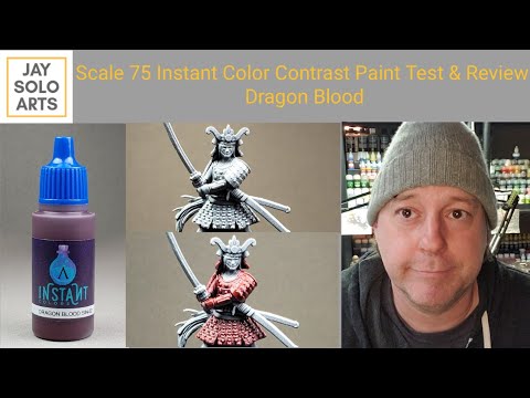 Scale75 Instant Color Contrast Paint Test x Review Of Dragon Blood