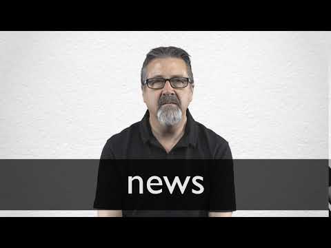 News Definition And Meaning Collins English Dictionary