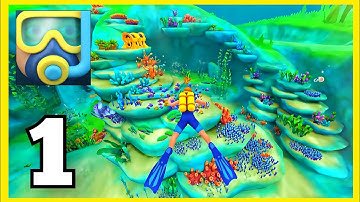 Aquatica Gameplay Walkthrough Part 1 - Tutorial Explore & Hunt  For Treasures in our Scuba Diveing