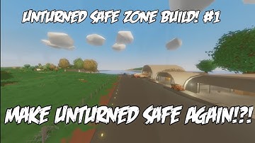 Make Unturned Great Again! Airport build | SAFEZONE/ AIRPORT Unturned Building [1]