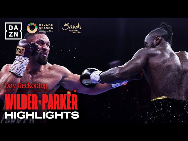 STUNNER | Deontay Wilder vs. Joseph Parker Fight Highlights class=