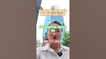 Bán nhà mặt tiền đường Nguyễn Đình Chiểu quận 3 ngang 28m dài 42m góc 2 hầm 14 lầu #batdongsan