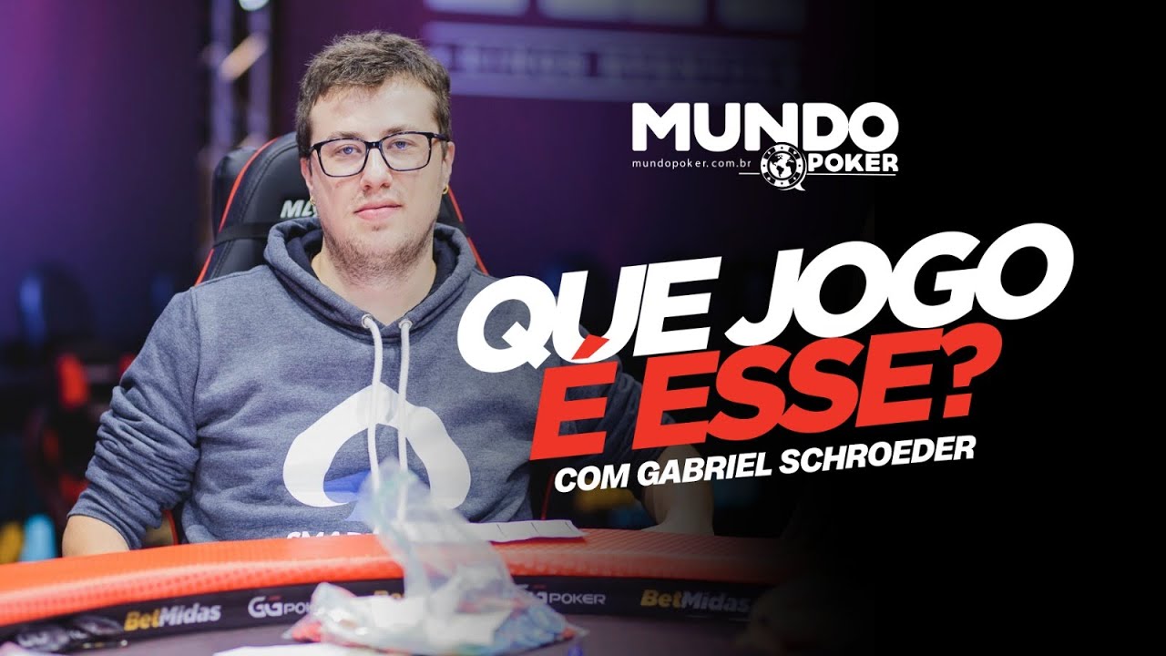 Gabriel Schroder está na FT do Main Event da WSOP Paradise