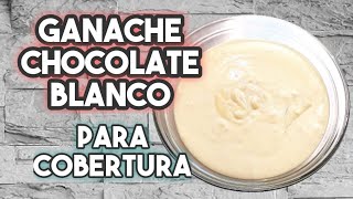 GANACHE BLANCO PARA CUBRIR PASTELES  SUSTITUTO IDEAL DEL FONDANT