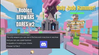 Roblox Bedwars Dares pt2