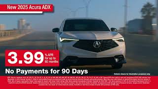 Season of Performance at Priority Acura 🚗 | 3.99% APR, 90 Days No Payments + Lifetime Warranty!