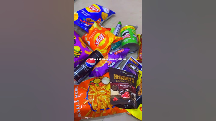 Set up a birthday hamper🎀✨ #viral #satisfying #aesthetic #food #gift #fun #asmr #foodie #birthday