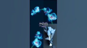 ان الله وملائكته يصلون على النبي) القارئ احمد خضر حالات واتس يوم الجمعة