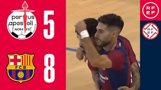 Resumen #PrimeraDivisiónFS | Noia Portus Apostoli 5-8 Barça | Jornada 4