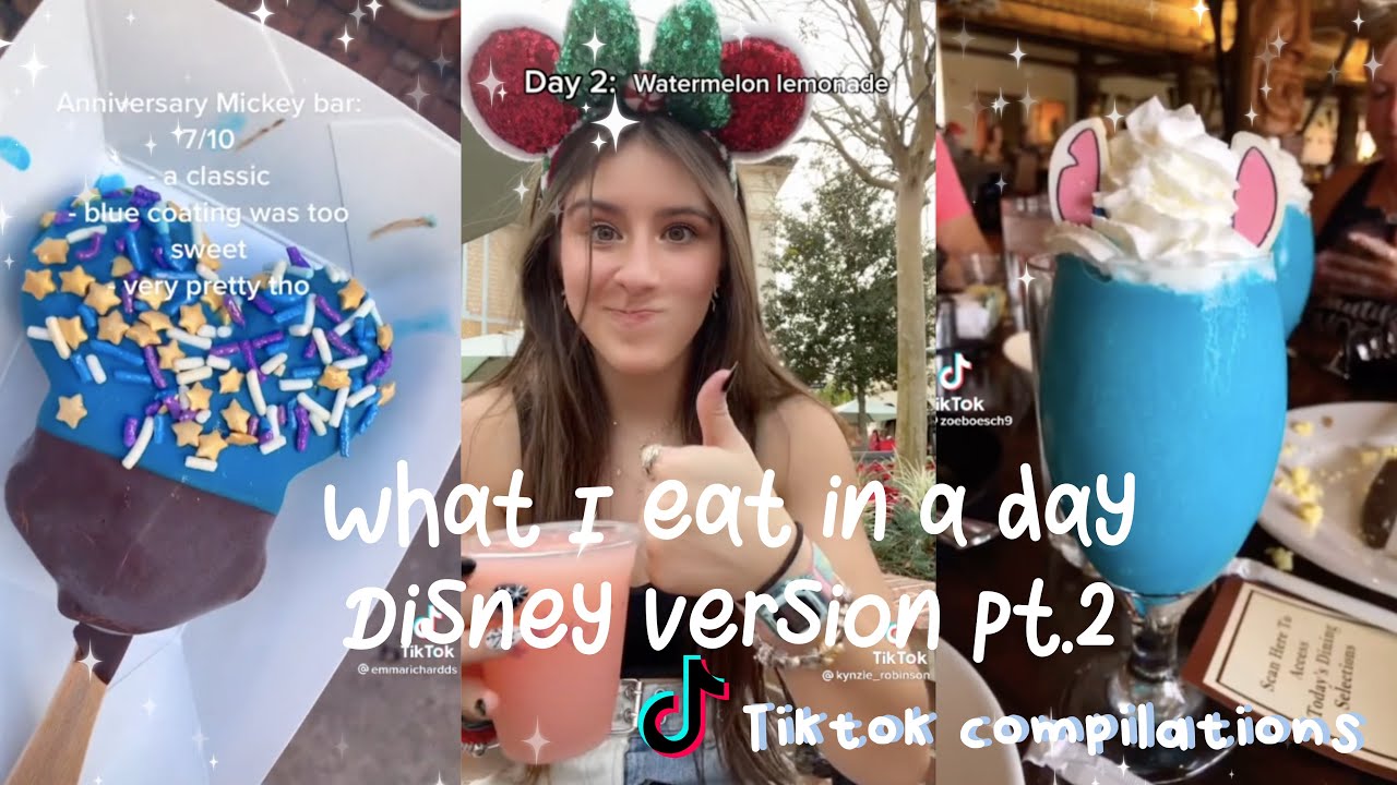 What I eat in a day Disneyland version pt.2 | TikTok Compilation |