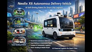 Neolix X6 Autonomous Delivery Vehicle | Unmanned Logistics & Smart Transportation Future