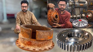  5 Industrial Repair Edits | Caterpillar Hub Rebuild, Gearbox Work & Custom Socket Making