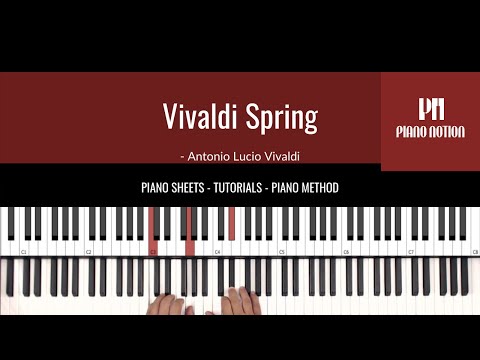 Vivaldi - Spring Theme (Easy Piano) - Antonio Lucio Vivaldi