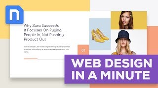 Web Design In a Minute - Fashion Catalog