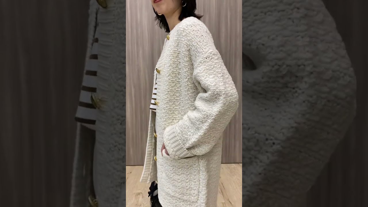 【美品】mystrada ツイードニットジャケット Mystrada（マイストラーダ）の「ツイードニットジャケット