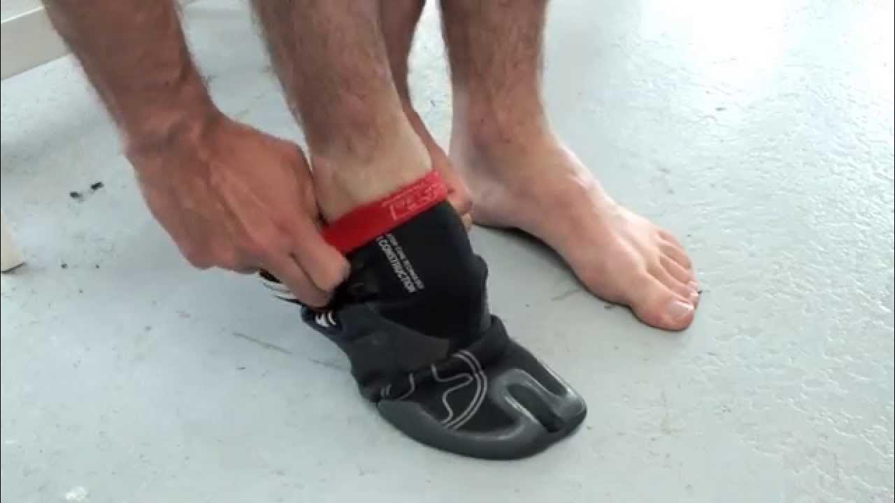 How to Put wetsuit booties on easily (and take them off) YouTube