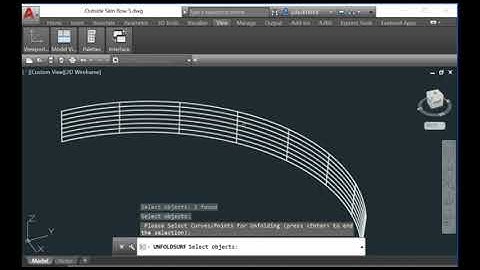 Unfold Surface In AutoCAD