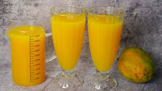 3 Ingredient Mango Frooti Recipe | Homemade Mango Frooti Drink | Yummy