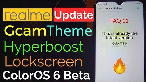Realme Latest Update | Realme ColoOS 6 Beta Version | Atul Tech Bazaar