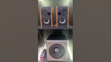 Edifier T5 Subwoofer 🔊 & Edifier 1280Dbs combination | #edifier #t5 #r1280dbs #bookshelfspeaker
