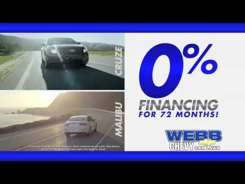 0 Financing For 72 Months Webb Chevrolet Youtube