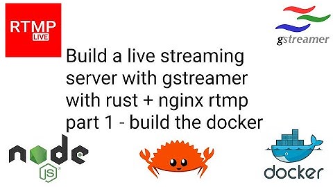 Build live stream server with gstreamer rust + ngnix rtmp part-1